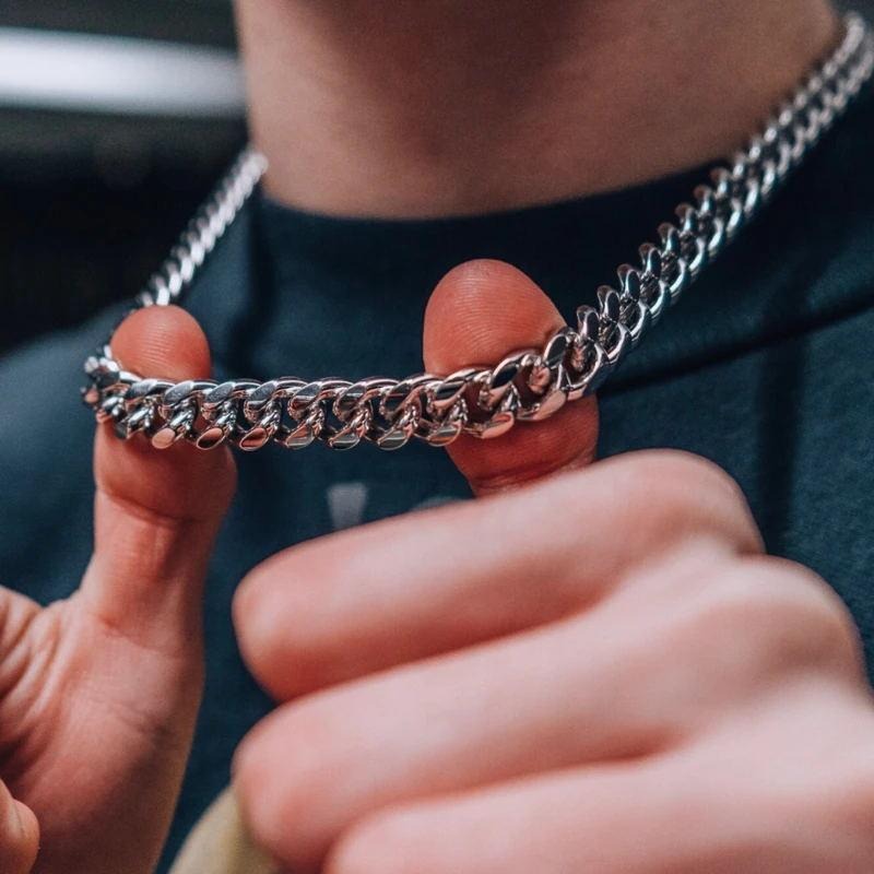 7mm Silver Curb Chain