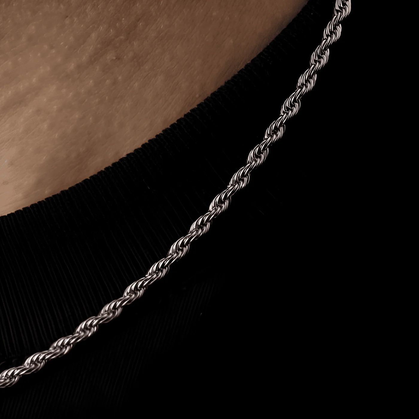 3mm Rope Chain Silver