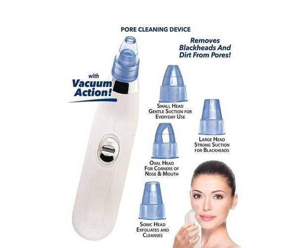 Derma Suction Vacuum Blackhead Remover Pore Cleaner Electric Nose Face Deep Cleaning Skin Care Machine Aspirator Point Skin Care Tool Beauty – (imported)