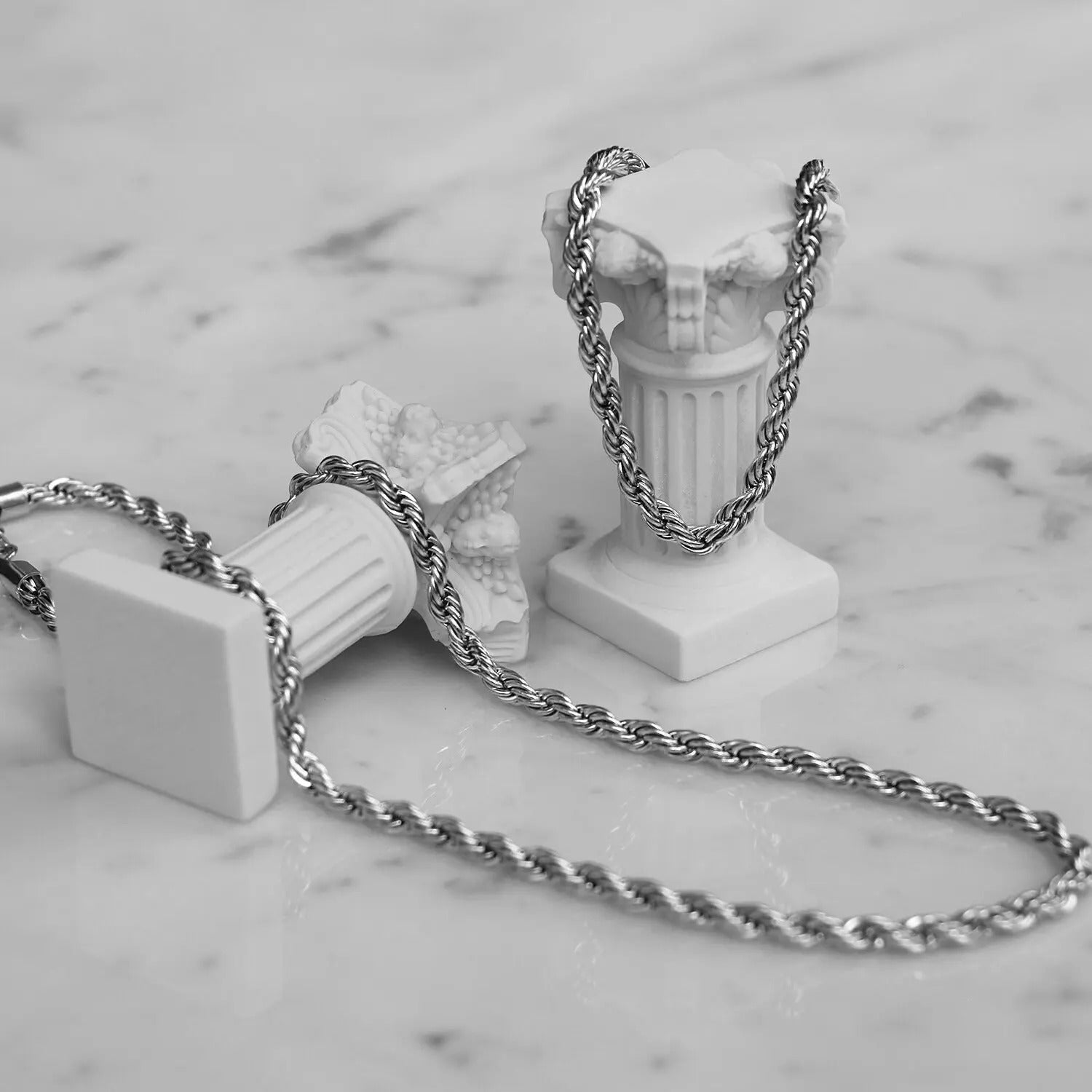 3mm Rope Chain Silver