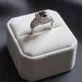 Sparkling Zircon Rings