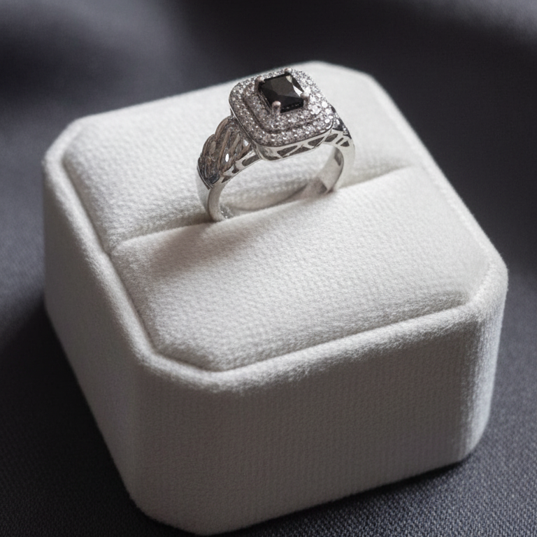 Sparkling Zircon Rings
