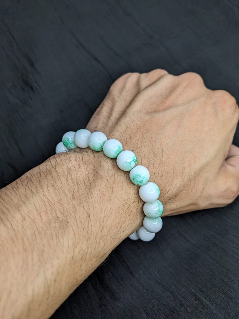 Green Angelite Green Angelite A Grade Polished 18mm Round