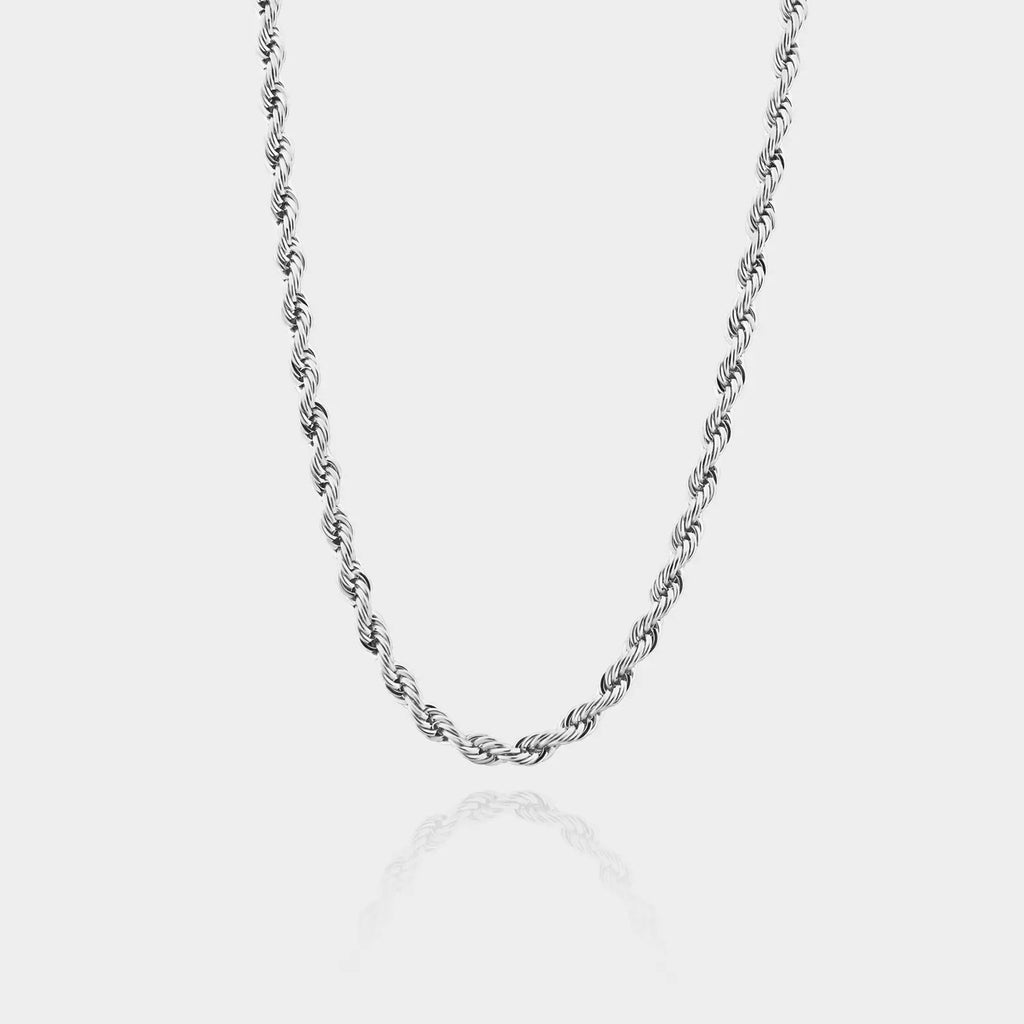 3mm Rope Chain Silver