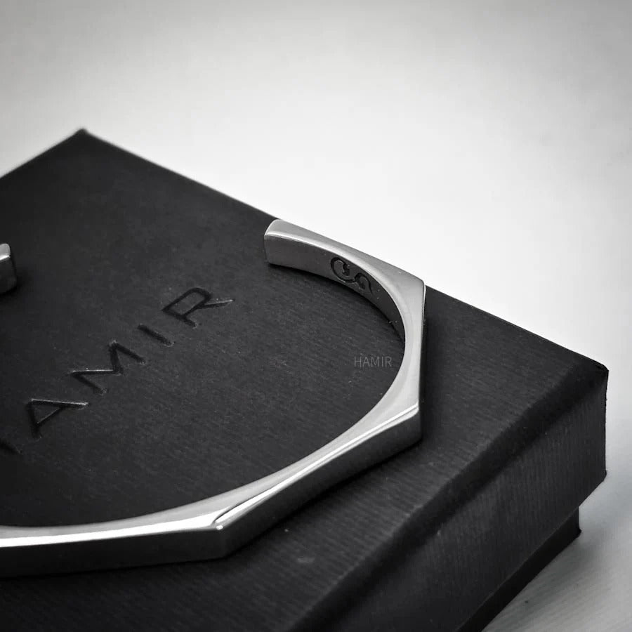 Hexagon Cuff Bangle