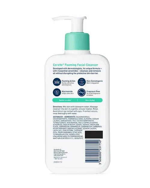 Cerave Smooth Texture Foaming Cleanser For All Skin Type – 236ml