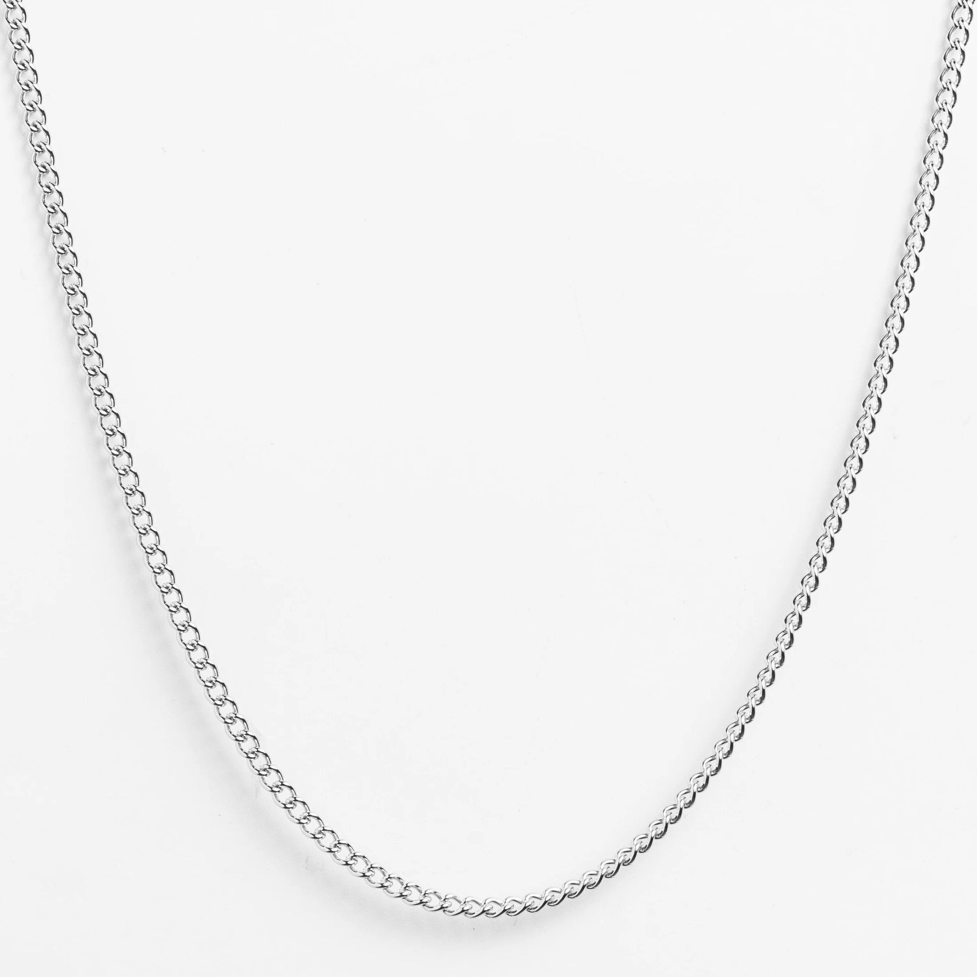 Curb 4MM Chain (Silver)
