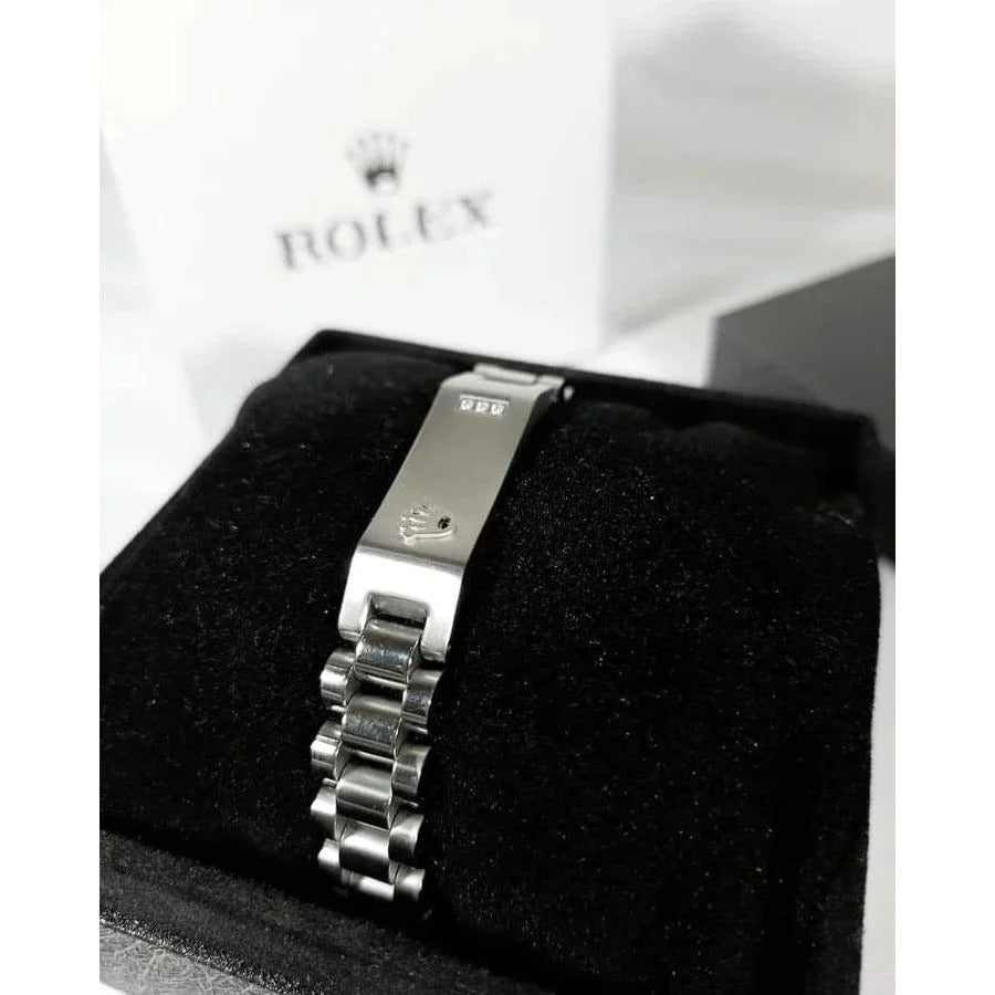 16mm Silver RLX Crown Jubilee Bracelet