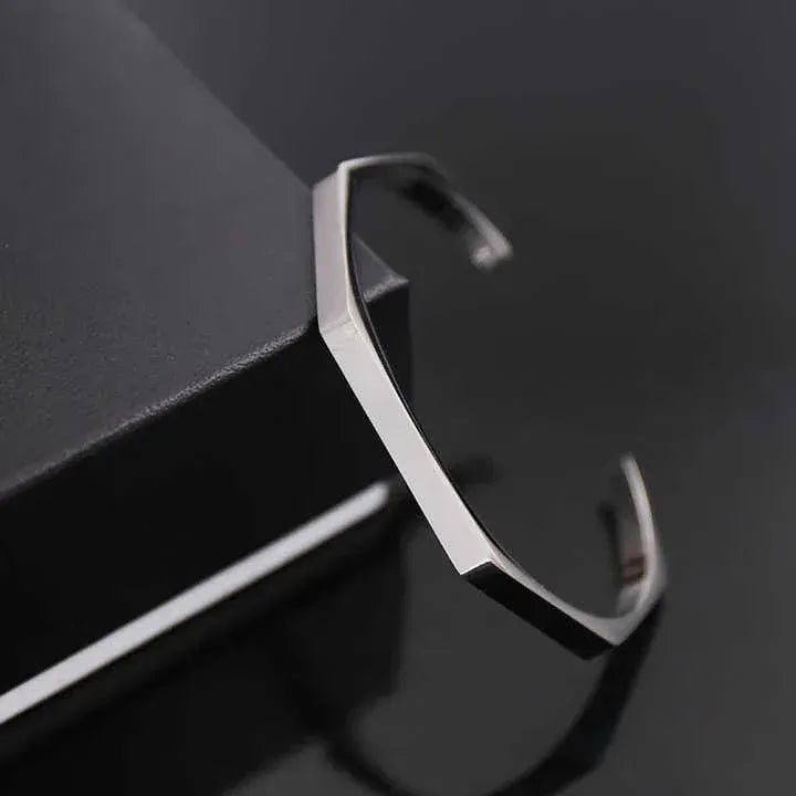 Hexagon Cuff Bangle