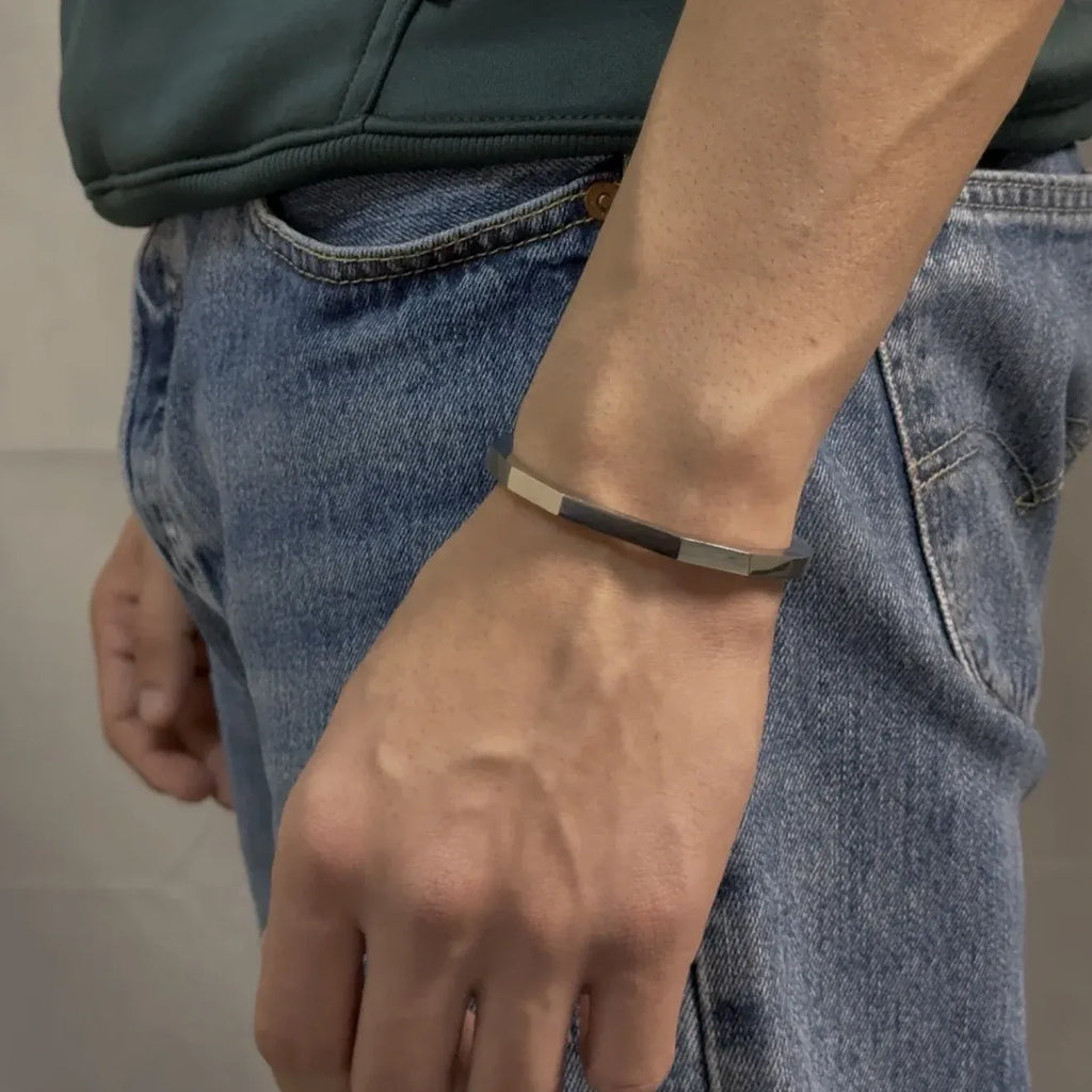 Hexagon Cuff Bangle