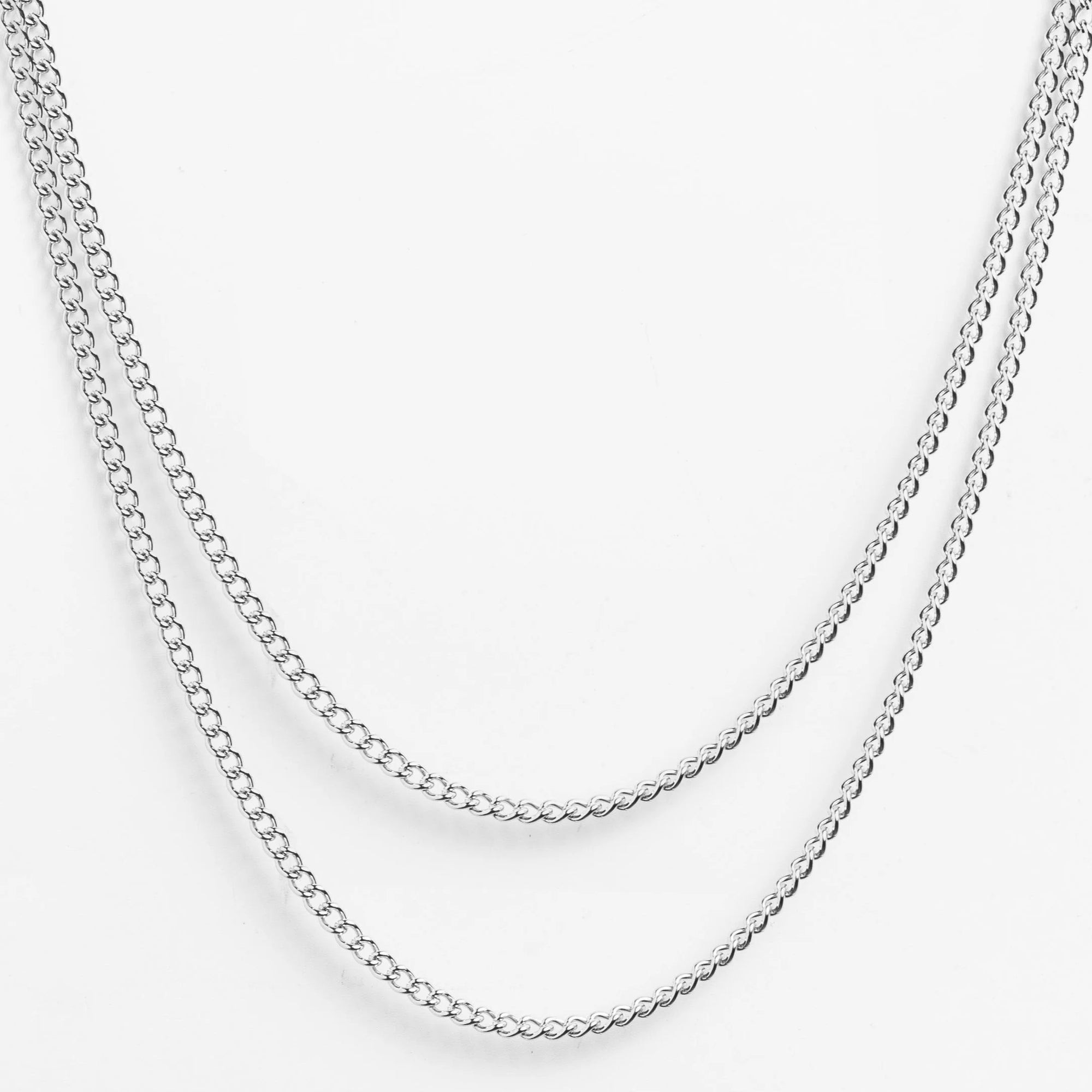 Curb 4MM Chain (Silver)