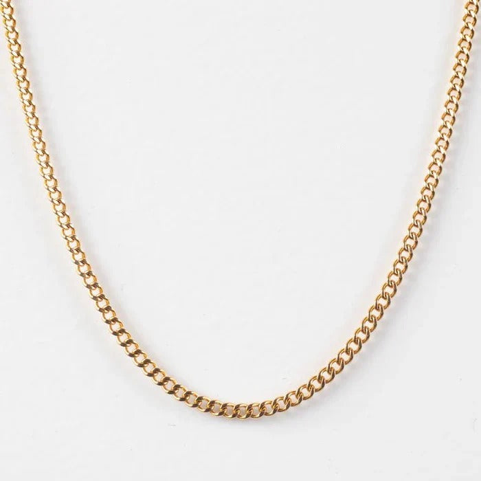 4MM CURB CHAIN (GOLD)