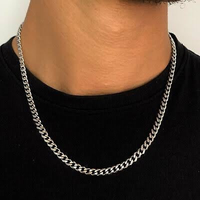 3MM CURB CHAIN (SILVER)