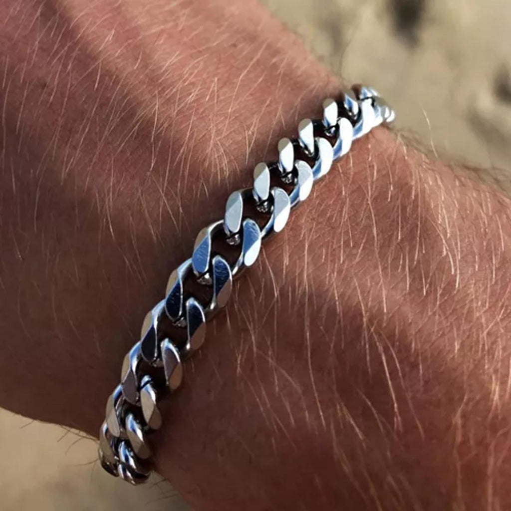 Cuban bracelet silver