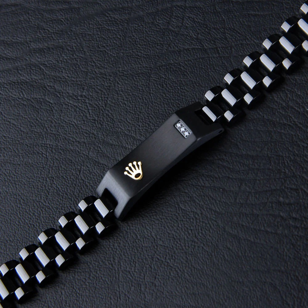 16mm Black RLX Crown Jubilee Bracelet