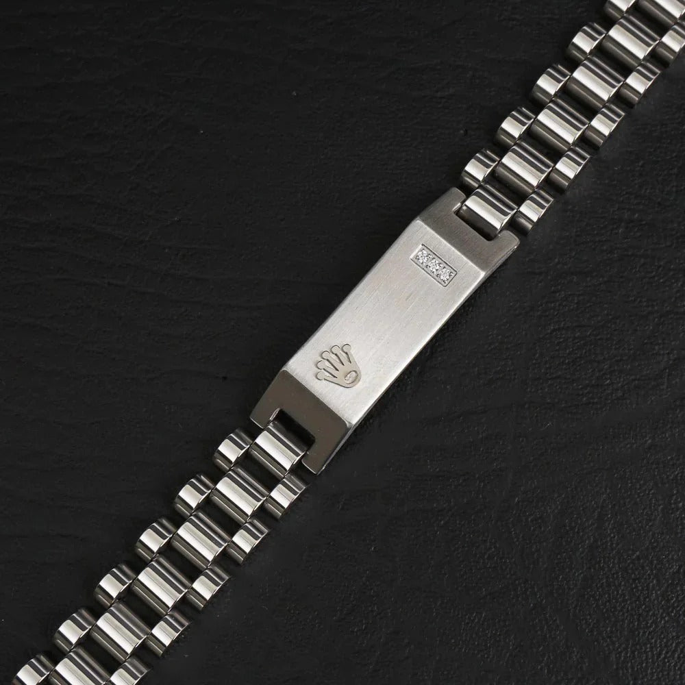 16mm Silver RLX Crown Jubilee Bracelet